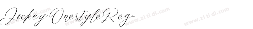 Jockey OnestyleReg字体转换